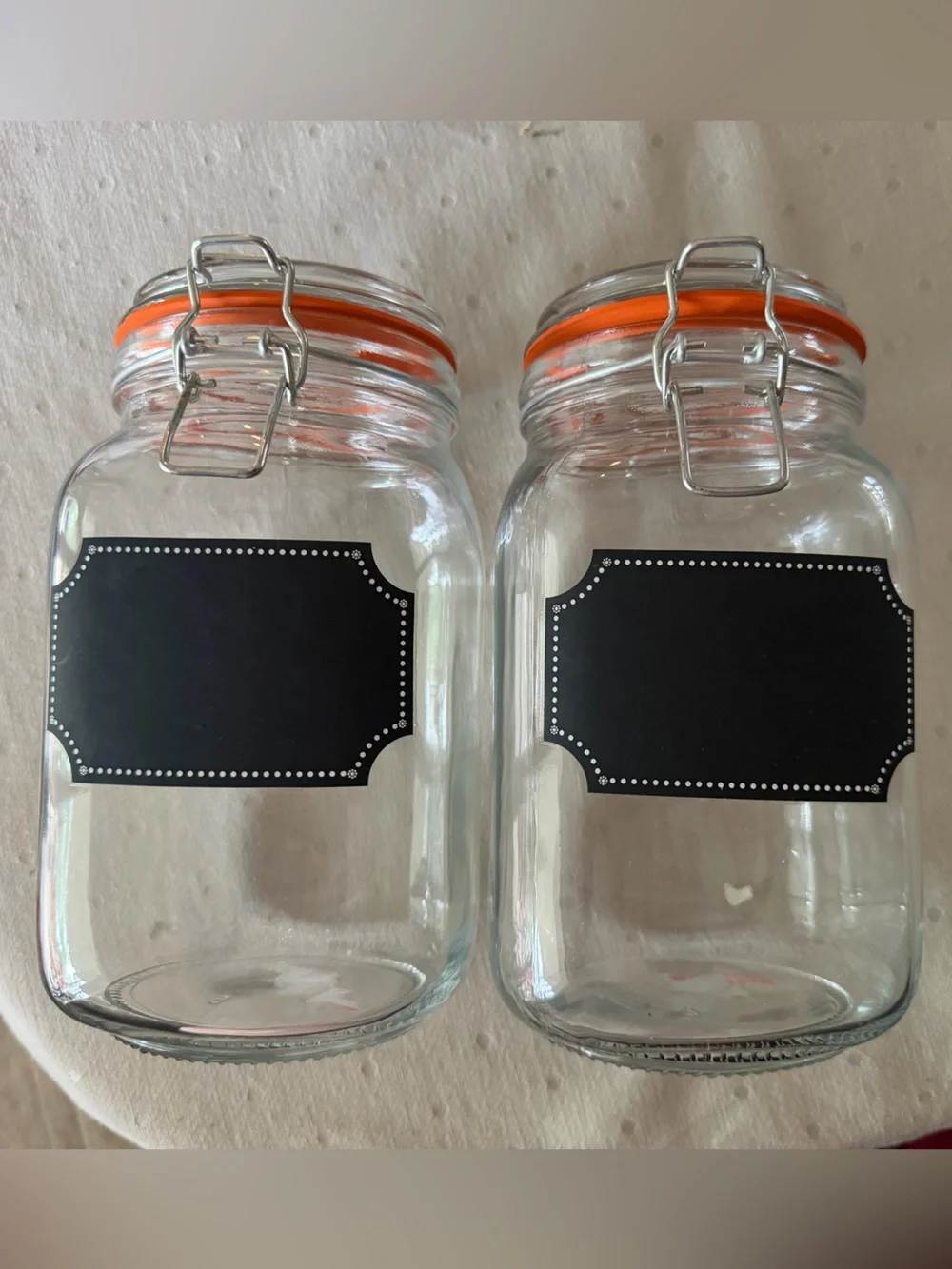Chalk It Up Dotted Chalkboard Bail & Trigger Canisters (set of 2)